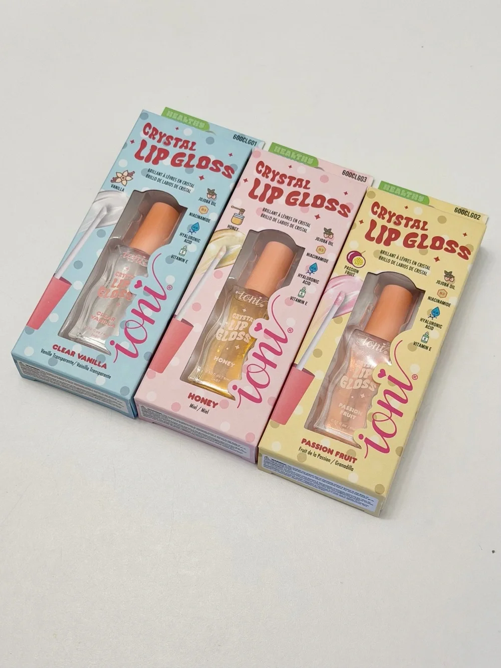 (Pink Packaged) ioni HONEY Crystal Lip Gloss